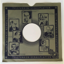 Original Telefunken Cover für 25er Schellackplatten A32 B