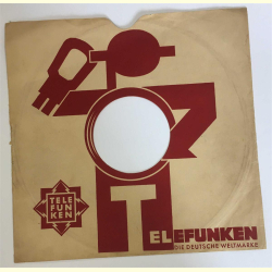 Original Telefunken Cover für 25er Schellackplatten A34 B