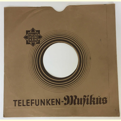 Original Telefunken Cover fr 25er Schellackplatten A37 B