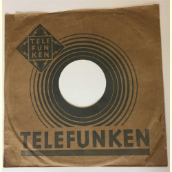 Original Telefunken Cover für 25er Schellackplatten A40 B