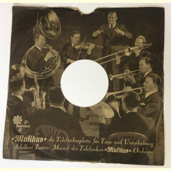 Original Telefunken Cover für 25er Schellackplatten A44 C