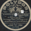 Philharmonic Orchestra, Berlin: Jascha Horenstein - VII. Symphony  E-Dur (unvollständig -- 6 Platten)