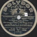 Philharmonic Orchestra, Berlin: Jascha Horenstein - VII. Symphony  E-Dur (unvollständig -- 6 Platten)