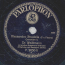 Dr. Weißmann - Alessandro Stradella, Ouvertüre Teil I und II