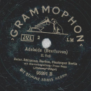 Heinrich Schlusnus - Adelaide Teil I und II