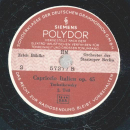 Erich Böhlke - Tschaikowsky: Capriccio Italien op.45 Teil I bis IV (2 Platten)