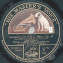 Royal Albert Hall Orchestra - Symphony No. 5 in C Minor, Op. 67 (4 Platten)