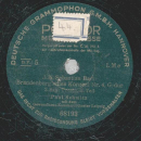 Paul Schmitz - Brandenburgisches Konzert No. 4 G-dur  (2 Platten, unvollständig)