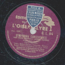 Charles Münch - Symphonie Concertante (2 Platten)