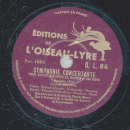 Charles Münch - Symphonie Concertante (2 Platten)
