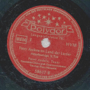 Peter Anders im Land der Lieder, Melodienfolge