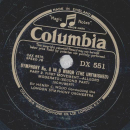 Sir Henry J. Wood , London Symphony Orchestra - Symphony No. 8 In B Minor Part 1 / Part 2