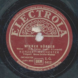 Bruno Seidler-Winkler - Wiener Brger / Gschichten aus dem Wiener Wald 