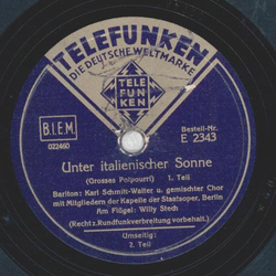 Karl Schmitt-Walter - Unter iralienischer Sonne, gr....