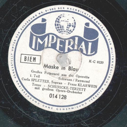 Carla Splette, Franz Klarwein und Schuricke Terzett -...