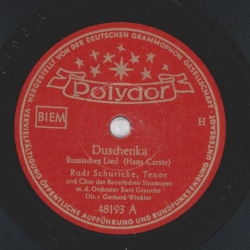 Rudi Schuricke - Duschenka / Abends in Napoli
