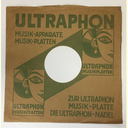 Original Ultraphon Cover fr 25er Schellackplatten A4 C