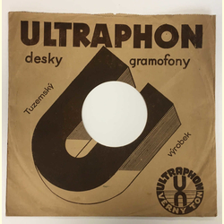 Original Ultraphon Cover fr 25er Schellackplatten A7 B