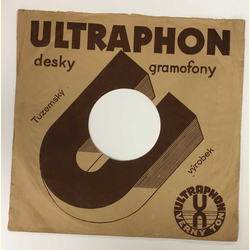 Original Ultraphon Cover fr 25er Schellackplatten A7 B