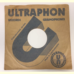 Original Ultraphon Cover fr 25er Schellackplatten A9 B