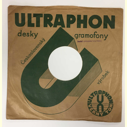 Original Ultraphon Cover fr 25er Schellackplatten A10 A