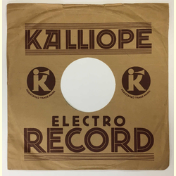 Original Kalliope Cover fr 25er Schellackplatten A3 B