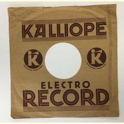 Original Kalliope Cover fr 25er Schellackplatten A3 B