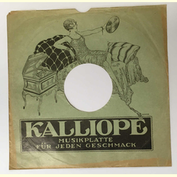 Original Kalliope Cover fr 25er Schellackplatten A7 C