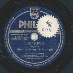 Detlev Lais - Cest si bon / Carolina