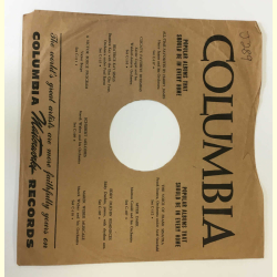 Original Columbia Cover für 25er Schellackplatten A7 C