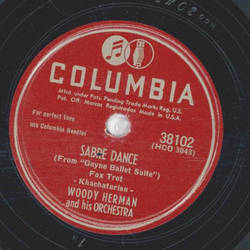 Woody Herman - Sabre Dance / Swing Low, Sweet Clarinet