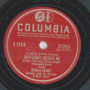Dinah Shore - There ´ll Be Some Changes Made / They Didn´ t Believe Me