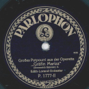 Edith-Lorand-Orchester - Potpourri aus der Operette "Gräfin Mariza" (2 Records)