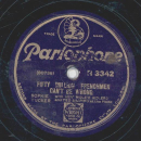Sophie Tucker, Miff Mole´s Molers - Fifty Million Frenchmen Can´ t Be Wrong / One Sweet Letter From Home