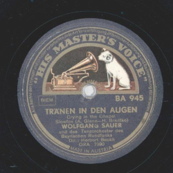 Wolfgang Sauer - Tränen in den Augen / Glaube mir