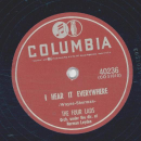 The Four Lads  - Gilly Gilly Ossenfeffer Katzenellen Bogen By The Sea / I Hear It Everywhere