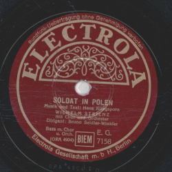 Wilhelm Strienz - Soldat in Polen / Tapfere, kleine Soldatenfrau