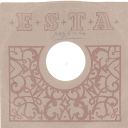 Original Esta Cover fr 25er Schellackplatten A5 C