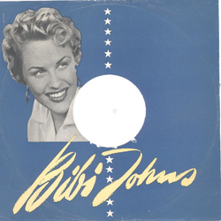 Cover Bibi Johns fr 25er Schellackplatten A16 B