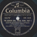 Columbia Light Opera Company - The Quaker Girl - Vocal...