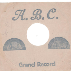 Original Cover für 25er Schellackplatten