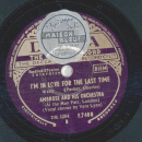 Ambrose And His Orchestra - Tristesse / I´m In Love For The Last Time
