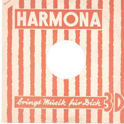 Original Harmona Cover fr 25er Schellackplatten A6 C