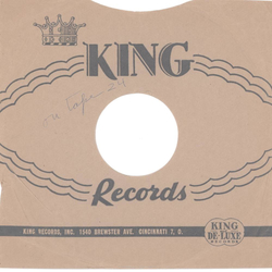 Original King Cover fr 25er Schellackplatten A3 A