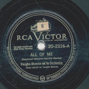 Vaughn Monroe - All of me / I kiss your Hand, Madame