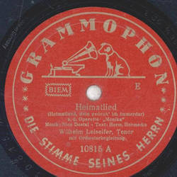 Wilhelm Leiseifer - Heimatlied / Heimat, du Inbegriff der...