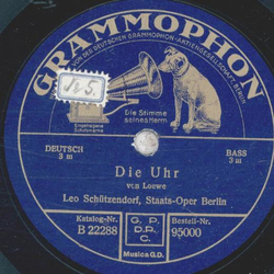 Leo Schtzendorf - Tom der Reimer / Die Uhr