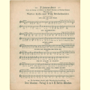 Notenheft / music sheet - Die Männer sind alle...