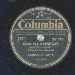 Franco E i G 5 - Baia Faz Balancar / Caboclo do Mato