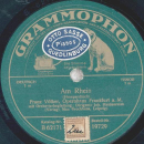 Franz Völker - An der Weser / Am Rhein